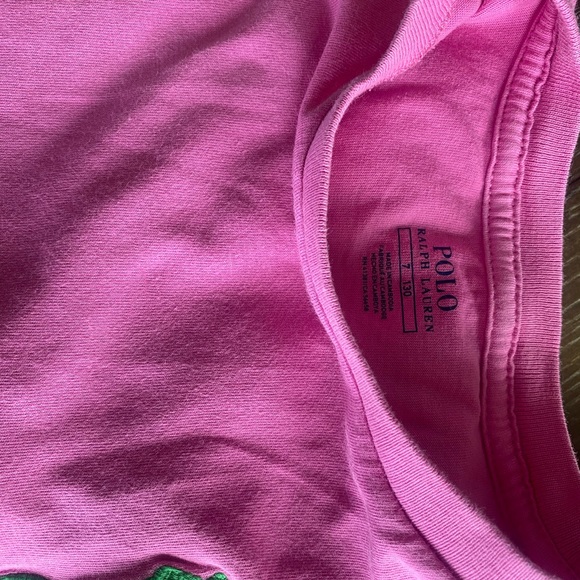 ‼️USED‼️ Polo by Ralph Lauren Boys Kids' Pink, Orange, and Teal Shirts - Picture 2 of 4